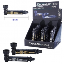 CHAMP HIGH  BLACK SKELETON PIPA
