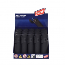 MECHERO PROF NEGRO TACTO GOMA  JET FLAME 1X20
