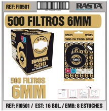RASTA FILTRO 500UND 6MM